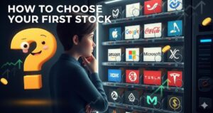 how to choose your first stock in India 2025
