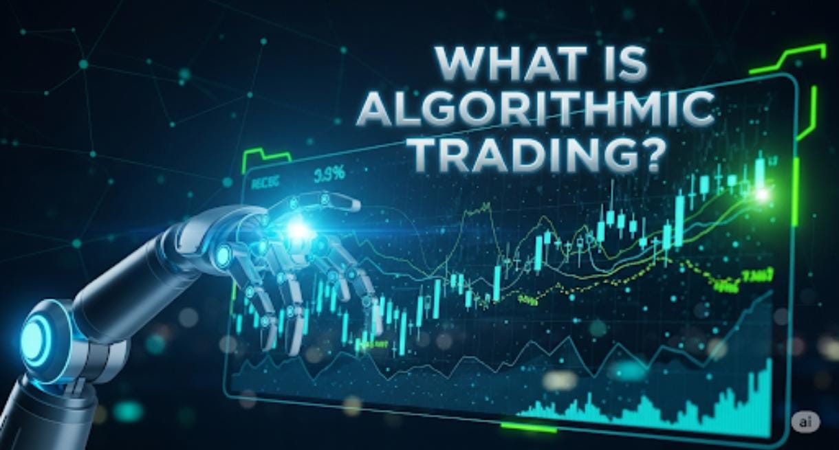 Algorithmic trading supercomputer analyzing market data - automated trading systems