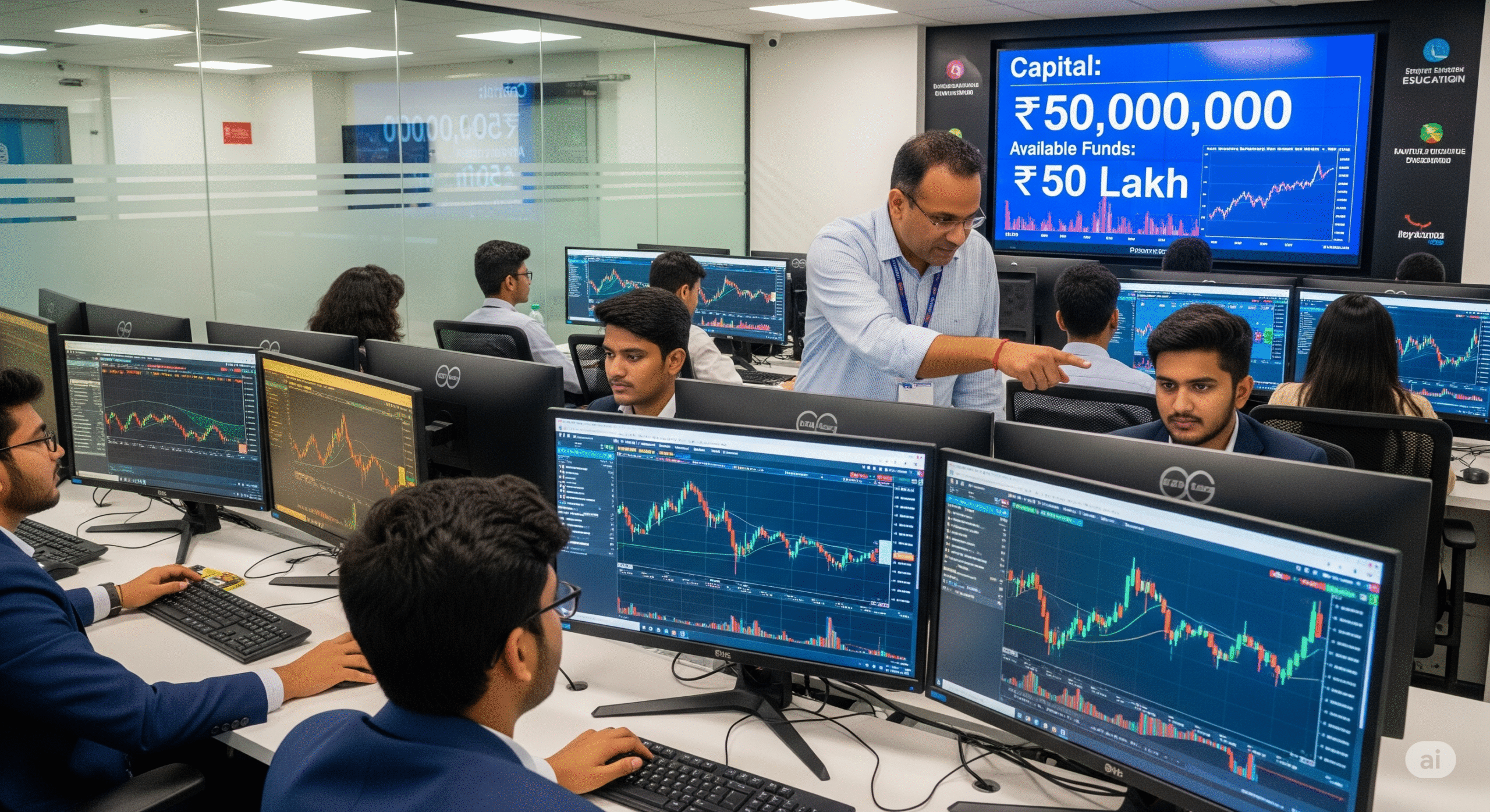 Best Stock Market Course in Delhi NCR with Free Trading Capital training setup