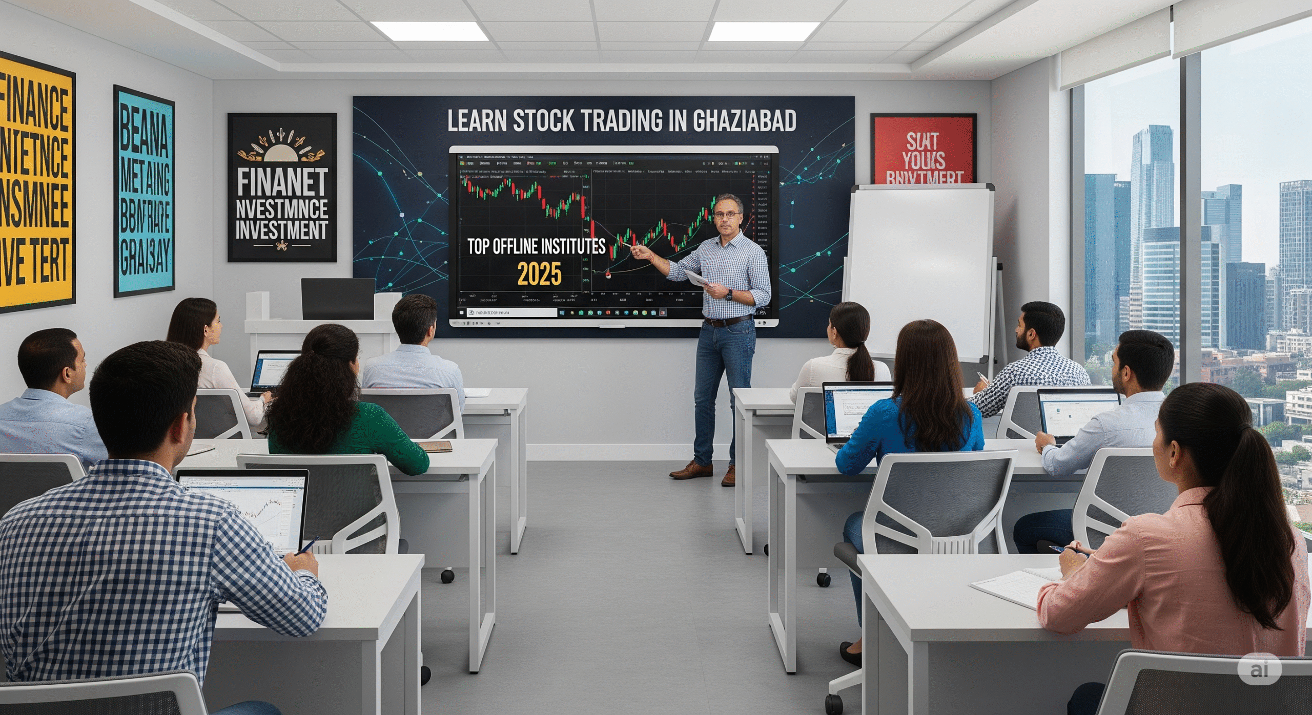 Learn stock trading in Ghaziabad at offline institute with capital allocation