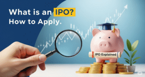 what is an IPO explained with India stock market chart