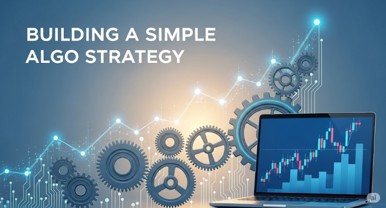 building a simple algo strategy with moving average crossover in NSE
