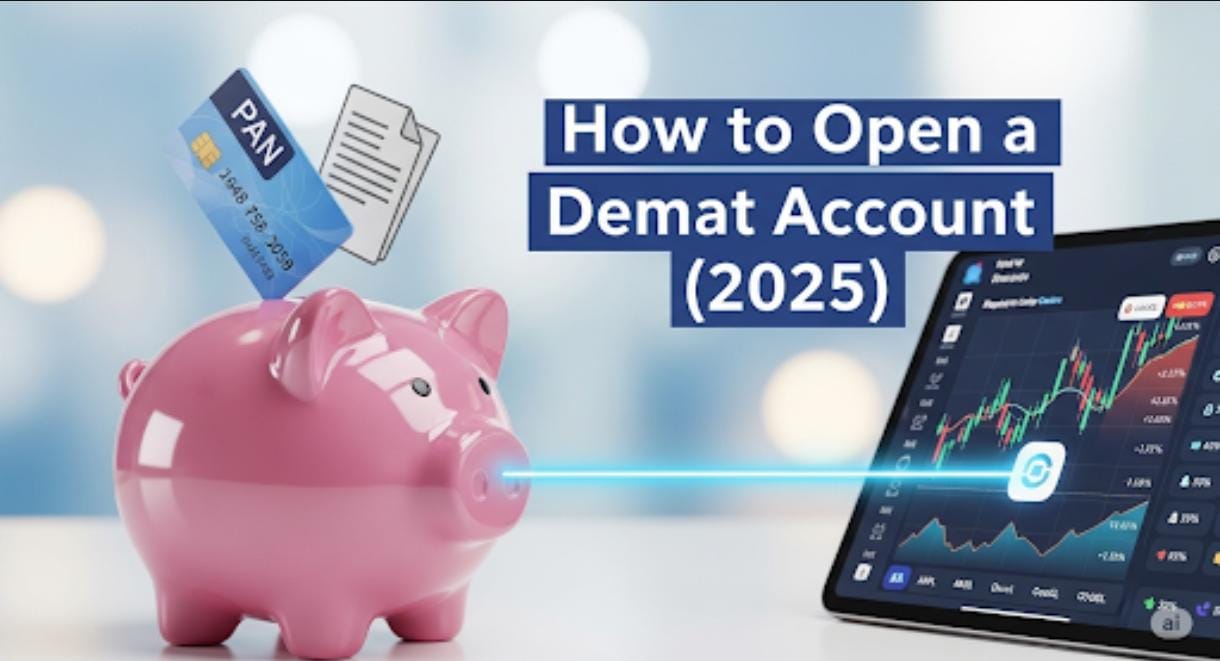 How to open a demat account 2025 - step by step guide for beginners