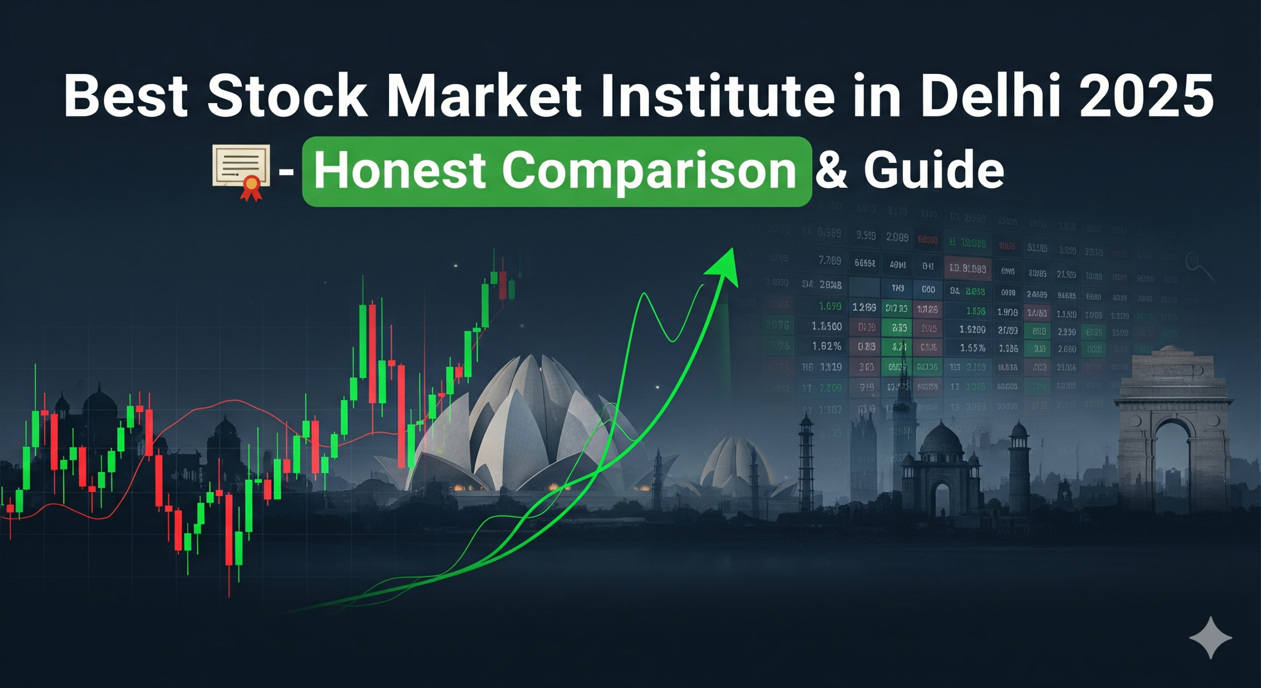 Best Stock Market Institute in Delhi 2025 – Honest Comparison & Guide