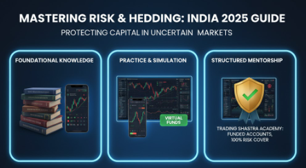 Discover the best ways to learn risk management and hedging strategies in the stock market. Explore courses, mentorship, and safe trading practices with Trading Shastra Academy.